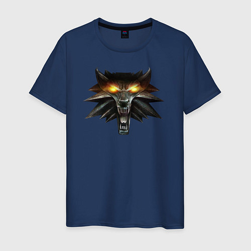 Мужская футболка Witcher 3 Wild Hunt / Тёмно-синий – фото 1