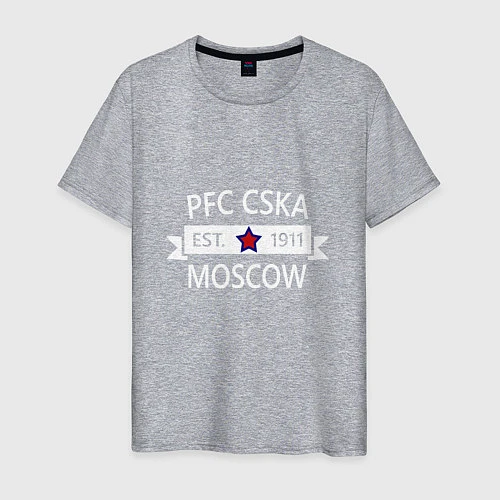 Мужская футболка PFC CSKA Moscow / Меланж – фото 1