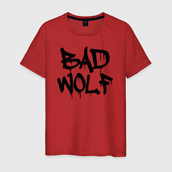 Футболка хлопковая мужская Bad Wolf, цвет: красный
