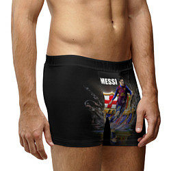 Трусы-боксеры мужские Messi FCB, цвет: 3D-принт — фото 2