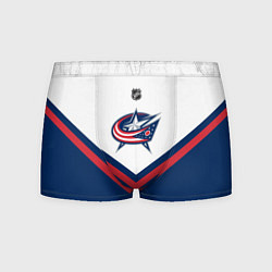 Трусы-боксеры мужские NHL: Columbus Blue Jackets, цвет: 3D-принт