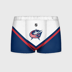 Трусы-боксеры мужские NHL: Columbus Blue Jackets, цвет: 3D-принт