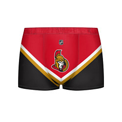 Трусы-боксеры мужские NHL: Ottawa Senators, цвет: 3D-принт