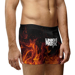 Трусы-боксеры мужские Linkin Park: Hell Flame, цвет: 3D-принт — фото 2
