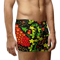 Трусы-боксеры мужские Natural flowers, цвет: 3D-принт — фото 2