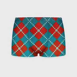 Трусы-боксеры мужские Knitting pattern, цвет: 3D-принт