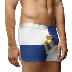 Трусы-боксеры мужские Real Madrid: Blue style, цвет: 3D-принт — фото 2