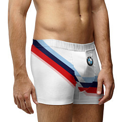 Трусы-боксеры мужские BMW БМВ WHITE, цвет: 3D-принт — фото 2