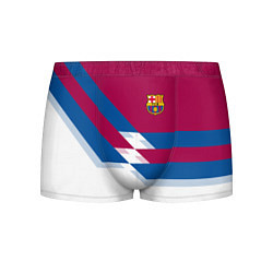 Трусы-боксеры мужские Barcelona FC: White style, цвет: 3D-принт