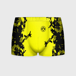 Трусы-боксеры мужские FC Borussia Dortmund: Yellow Original, цвет: 3D-принт
