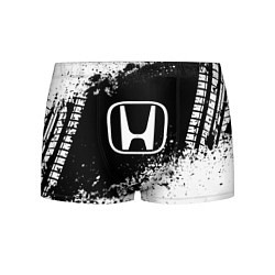 Трусы-боксеры мужские Honda: Black Spray, цвет: 3D-принт