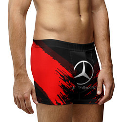 Трусы-боксеры мужские Mercedes-Benz: Red Anger, цвет: 3D-принт — фото 2