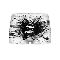 Трусы-боксеры мужские Opel: Black Spray, цвет: 3D-принт