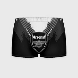 Трусы-боксеры мужские FC Arsenal: Black Style, цвет: 3D-принт