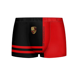 Трусы-боксеры мужские Porsche: Red Sport, цвет: 3D-принт