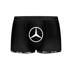 Трусы-боксеры мужские Mercedes: Black Abstract, цвет: 3D-принт