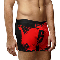 Трусы-боксеры мужские R6S: Red Outbreak, цвет: 3D-принт — фото 2