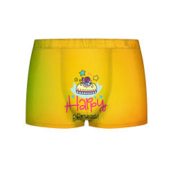 Трусы-боксеры мужские Happy Birthday, цвет: 3D-принт