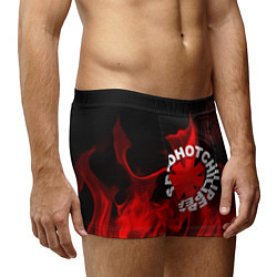 Трусы-боксеры мужские RHCP: Red Flame, цвет: 3D-принт — фото 2