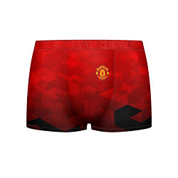 Трусы-боксеры мужские FC Man UTD: Red Poly, цвет: 3D-принт