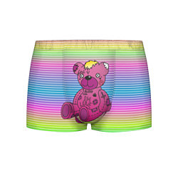 Трусы-боксеры мужские Lil Peep Bear, цвет: 3D-принт