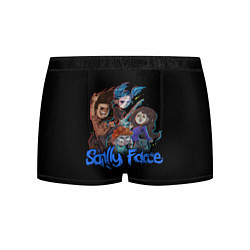 Трусы-боксеры мужские Sally Face: Rock Band, цвет: 3D-принт