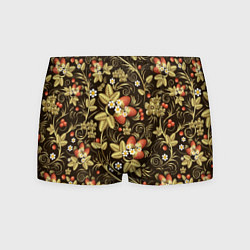 Мужские трусы Хохлома роспись клубника
