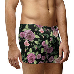 Трусы-боксеры мужские Кусты роз, цвет: 3D-принт — фото 2