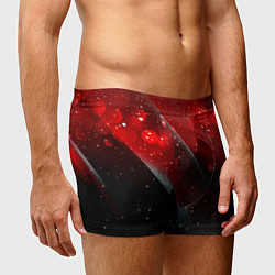 Трусы-боксеры мужские Red & Black, цвет: 3D-принт — фото 2