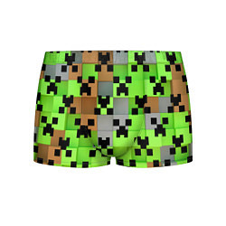 Трусы-боксеры мужские Minecraft, цвет: 3D-принт