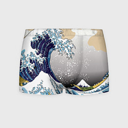 Трусы-боксеры мужские The great wave off kanagawa, цвет: 3D-принт