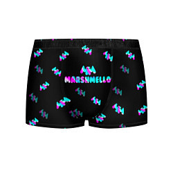 Трусы-боксеры мужские Marshmello, цвет: 3D-принт