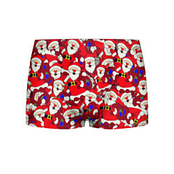 Трусы-боксеры мужские Дед Санта, цвет: 3D-принт
