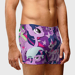 Трусы-боксеры мужские Twilight Sparkle, цвет: 3D-принт — фото 2