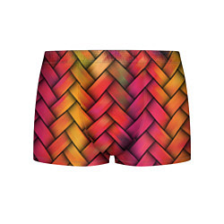 Трусы-боксеры мужские Colorful weave, цвет: 3D-принт