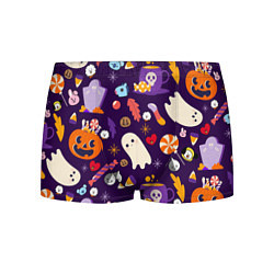 Трусы-боксеры мужские HALLOWEEN BTS BT21 PATTERN БТ21 БТС ХЕЛЛОУИН, цвет: 3D-принт