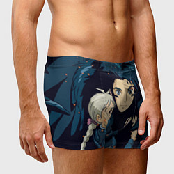 Трусы-боксеры мужские Ходячий замок Софи и Хаул летят, цвет: 3D-принт — фото 2