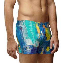 Трусы-боксеры мужские Краской по ткани, цвет: 3D-принт — фото 2