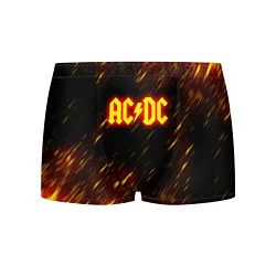 Трусы-боксеры мужские ACDC Neon, цвет: 3D-принт
