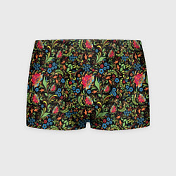 Мужские трусы Цветочный Узор хохлома
