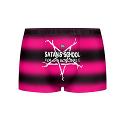 Мужские трусы Satan school for bad boys and girls pink