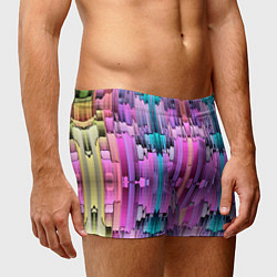 Трусы-боксеры мужские Калейдоскоп абстракции, цвет: 3D-принт — фото 2