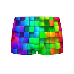 Мужские трусы РАЗНОЦВЕТНЫЕ КУБИКИ MULTICOLORED CUBES