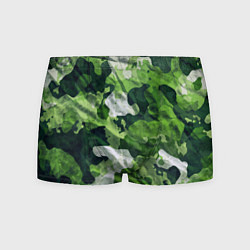 Трусы-боксеры мужские Camouflage Pattern Камуфляж Паттерн, цвет: 3D-принт