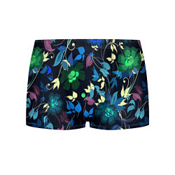 Трусы-боксеры мужские Color summer night Floral pattern, цвет: 3D-принт