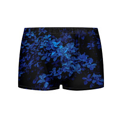 Трусы-боксеры мужские BLUE FLOWERS Синие цветы, цвет: 3D-принт