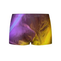 Трусы-боксеры мужские Неоновые фонари на шёлковой поверхности - Фиолетов, цвет: 3D-принт