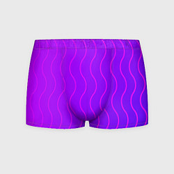 Трусы-боксеры мужские Фиолетовые линии, цвет: 3D-принт