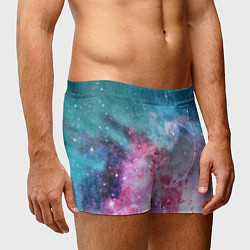 Трусы-боксеры мужские Вспыхнувший космос, цвет: 3D-принт — фото 2
