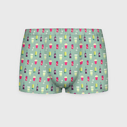 Трусы-боксеры мужские Американские прохладительные напитки, цвет: 3D-принт